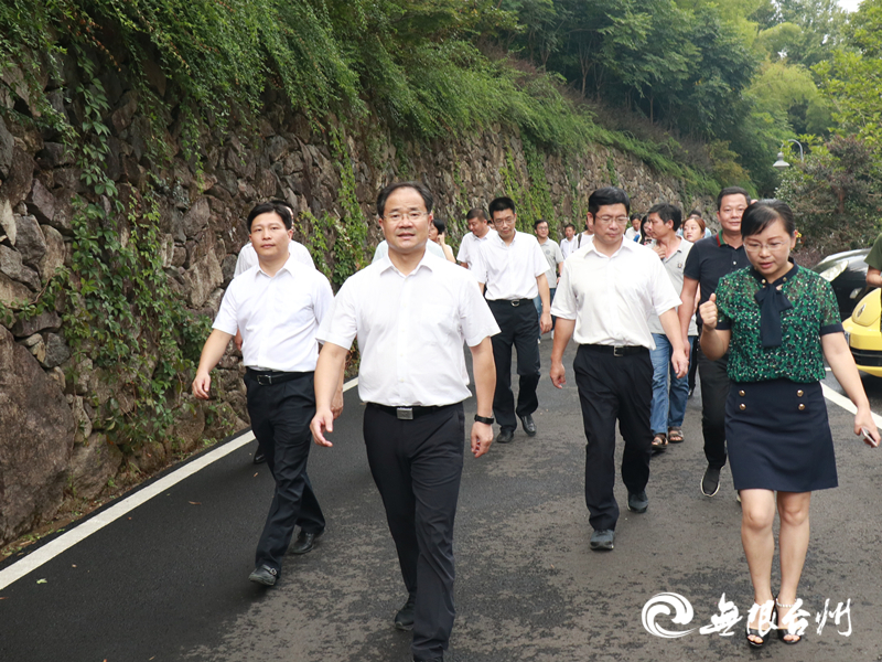 王昌荣点赞市区后花园黄岩西部山区是宝贵财富