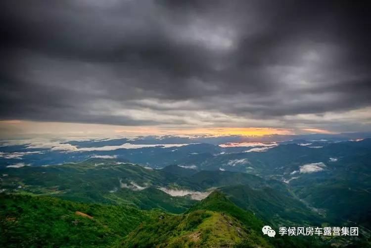 龍哥帶您去露營在江西總有美景不期而遇興國大烏山大片欣賞