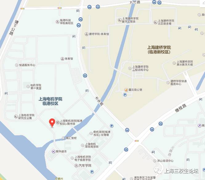 上海电机学院地图图片