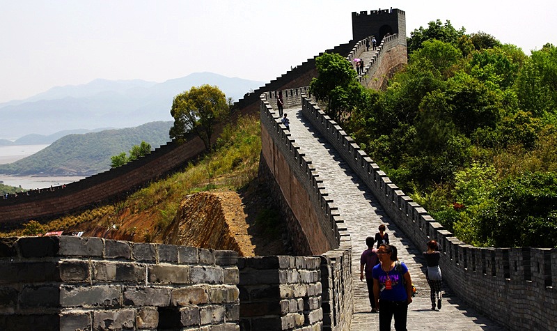 莱州海上长城风景区图片