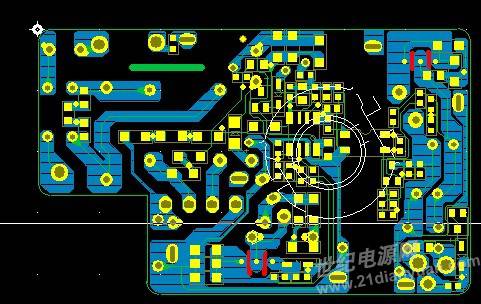 降低高度,电解电容,需要挖掉 pcb 的一般分.