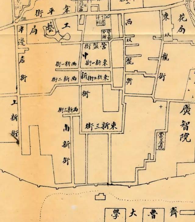 济南老城示意图图片