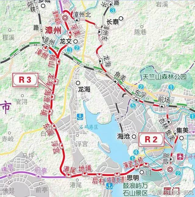 漳州轨道交通规划图片