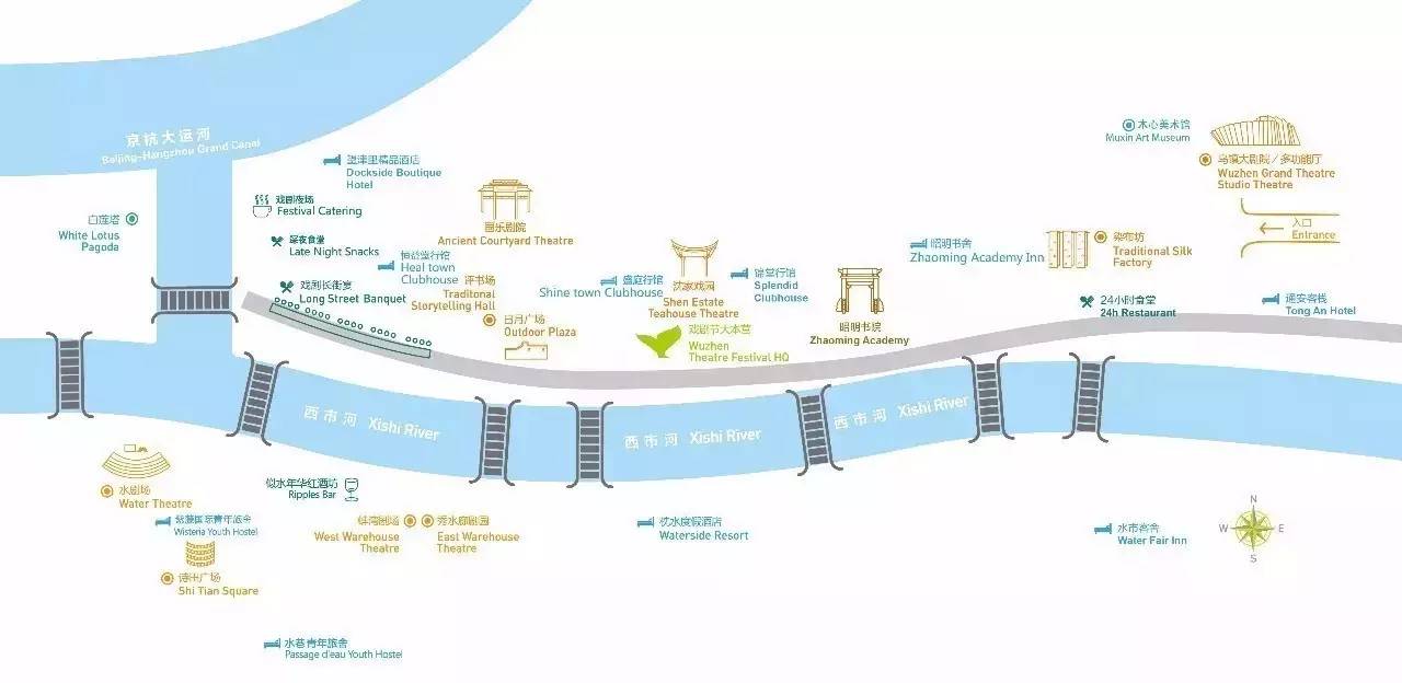 西栅景区图游览图图片