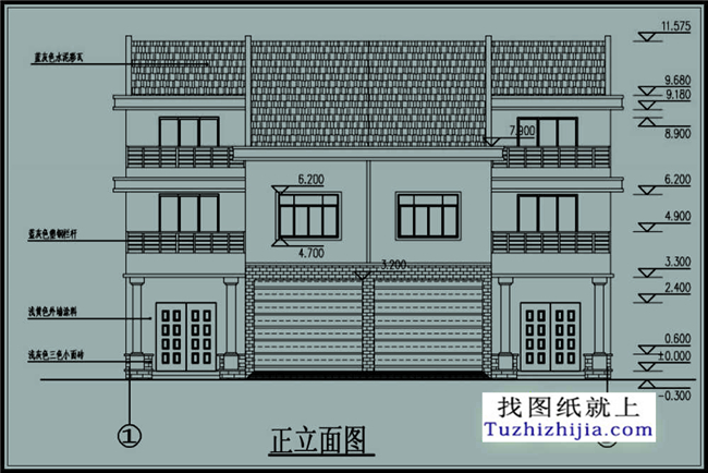 兄弟合建三層雙拼房屋設計方案經濟實用施工也簡單