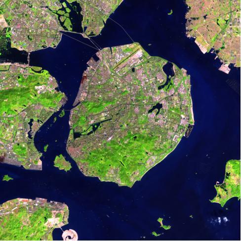 金砖时间即将开启:从卫星影像地图,看厦门不一样的美!