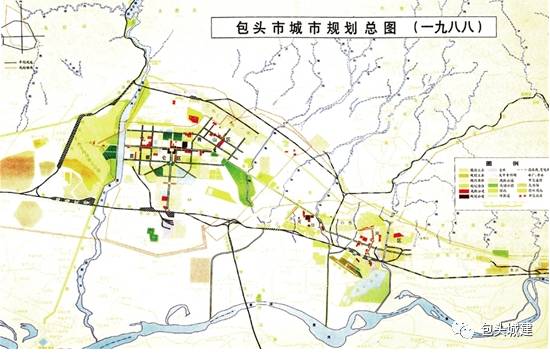 稀土之光1988年版規劃21955年11月,中共中央對包頭城市規劃方案批覆.