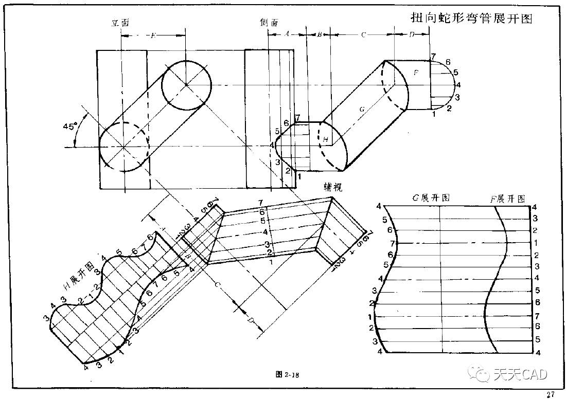 钣金cad展开图画法技巧图片