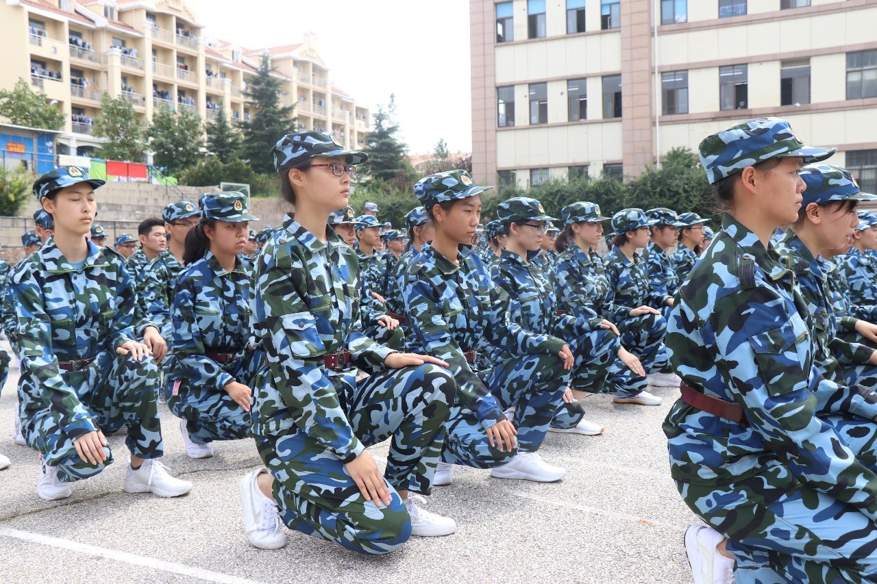 圖文揚帆起航第一站中國海洋大學2017級本科學生軍訓吹響號角