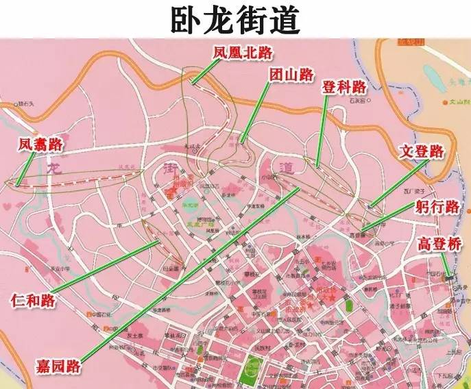 文山市社区街道划分图图片