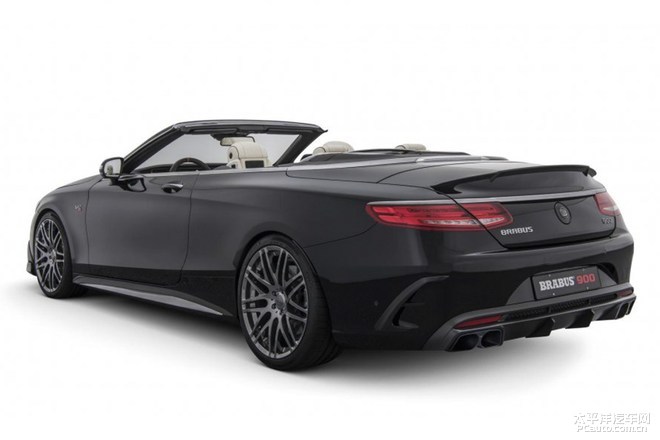 事實上,這臺車是基於amg s65 cabrio(敞篷版)改造而來,900代表了最大