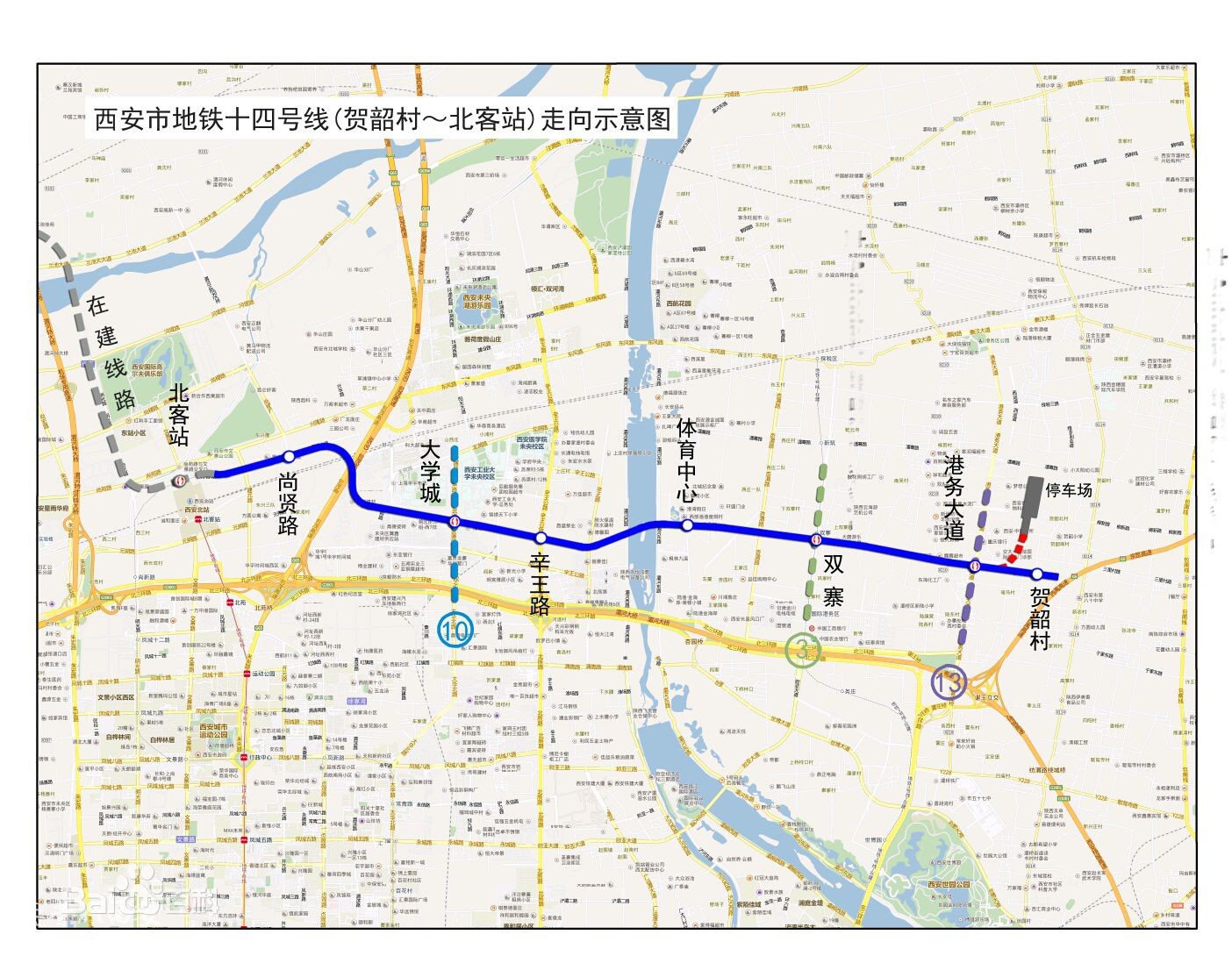 西安地铁11号线线路图图片