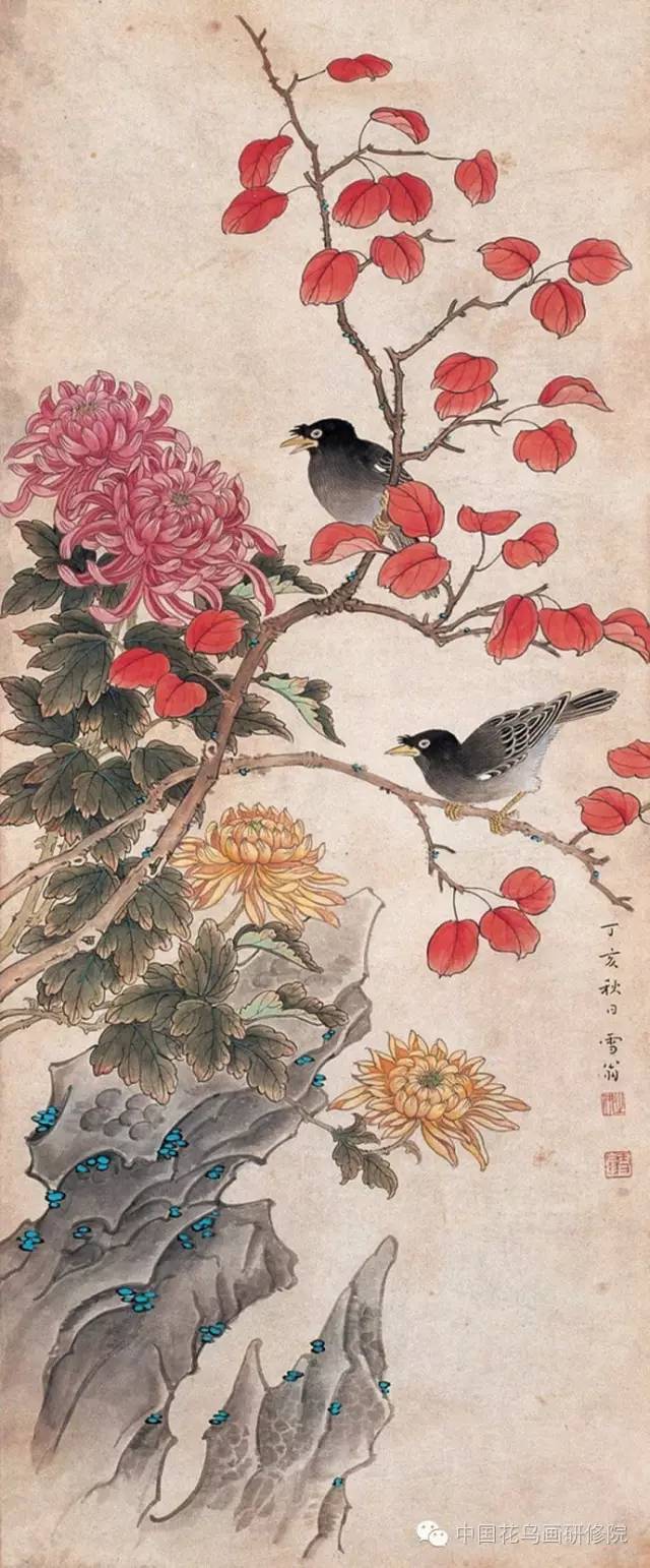 历代名家画菊花