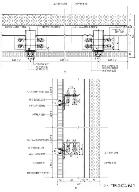 鋁板幕牆,石材幕牆,玻璃幕牆施工節點做法100多張詳圖!