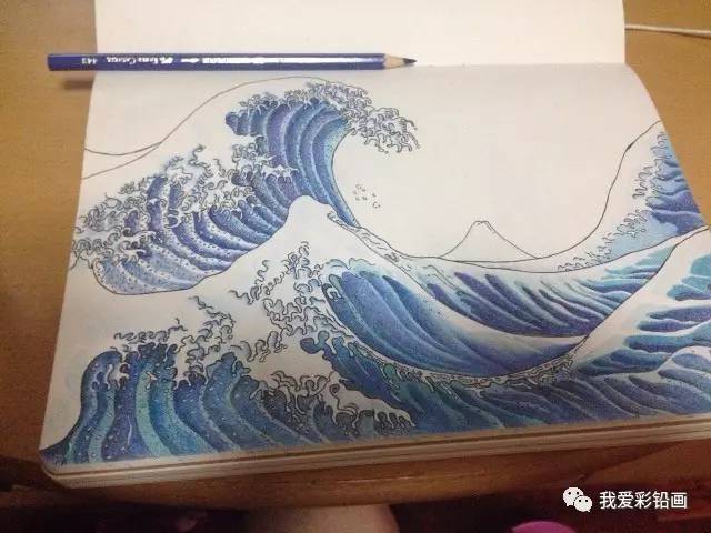 浮世绘海浪 装饰纹样图片