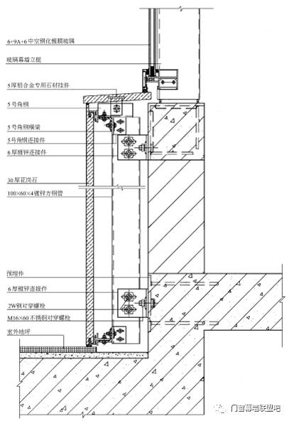 鋁板幕牆石材幕牆玻璃幕牆施工節點做法100多張詳圖