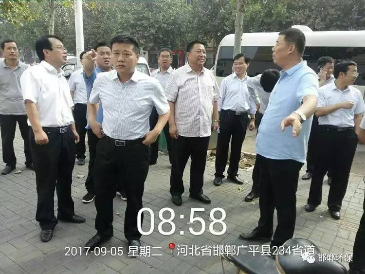 广平县长祁富强带队现场督导调度大气污染防治工作