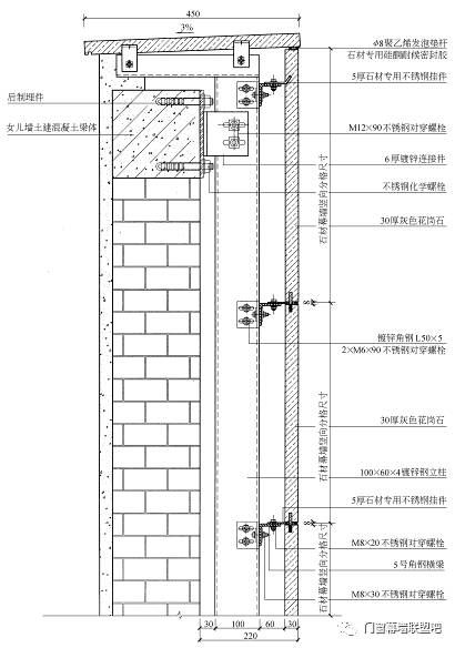 鋁板幕牆石材幕牆玻璃幕牆施工節點做法100多張詳圖