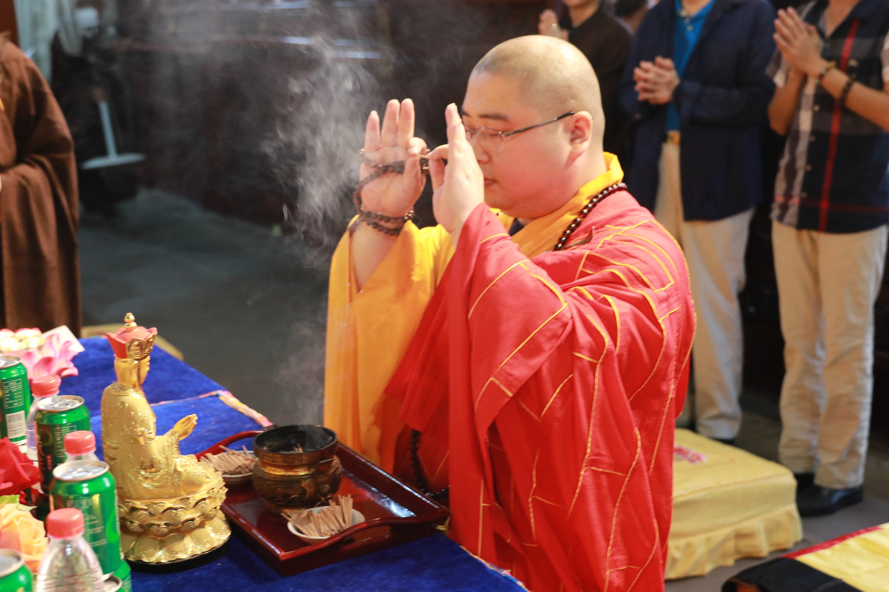 重庆华岩寺隆重举行盂兰盆节供僧法会