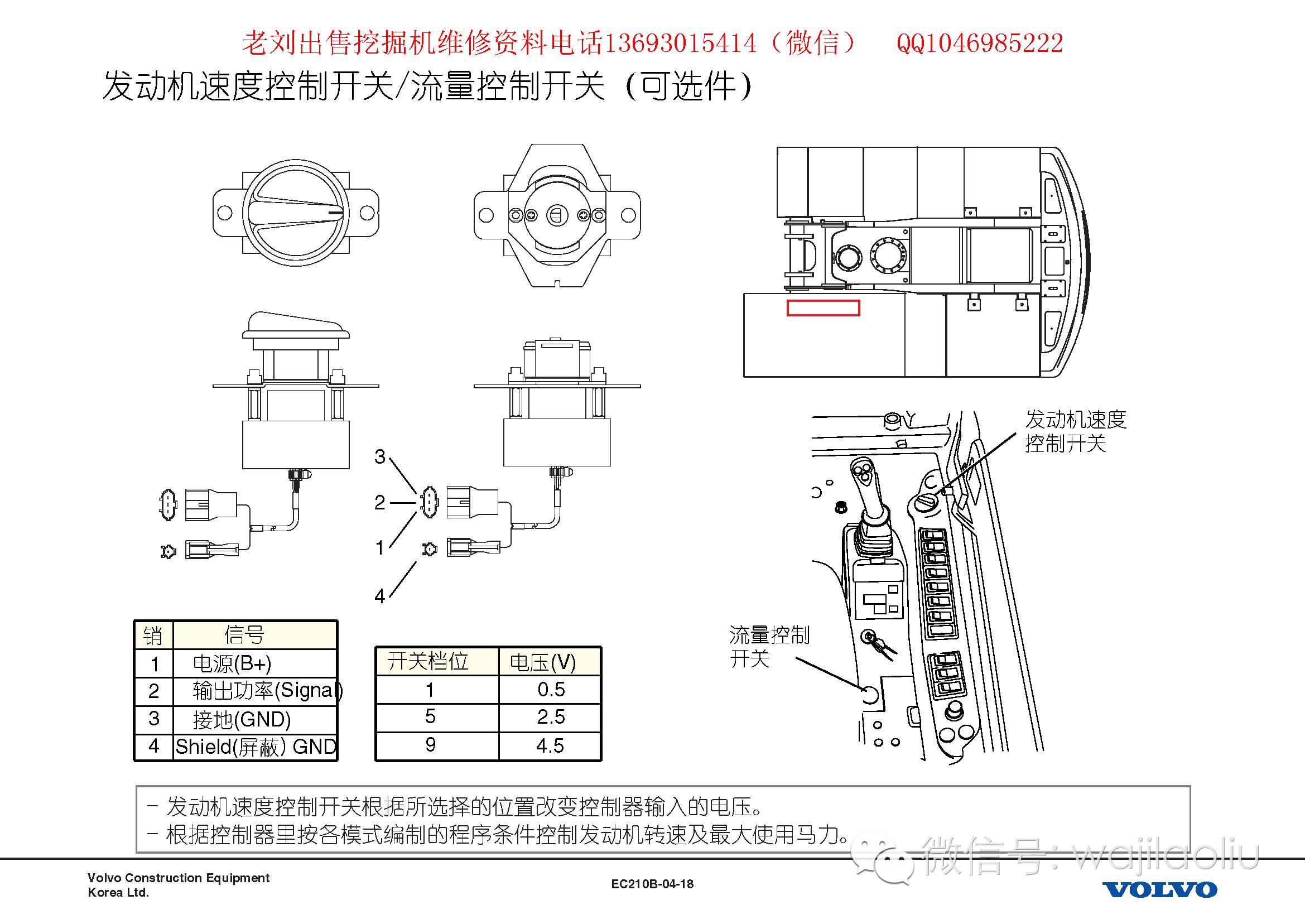 神钢挖机总开关电路图图片