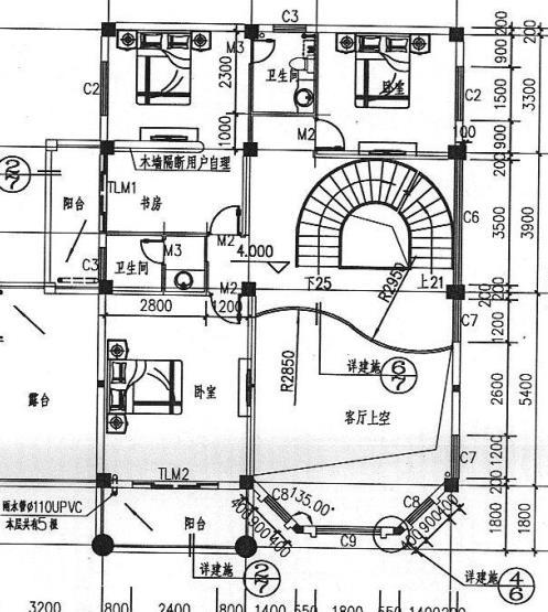 大叔建100万农村别墅,旋转楼梯超有范,建出来比效果图美多了