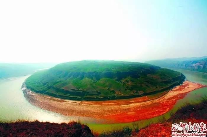 清涧太极湾风景区图片