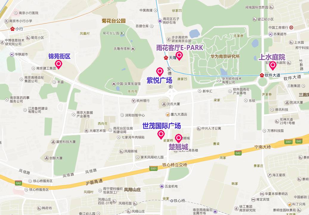 南京市新街口地图图片