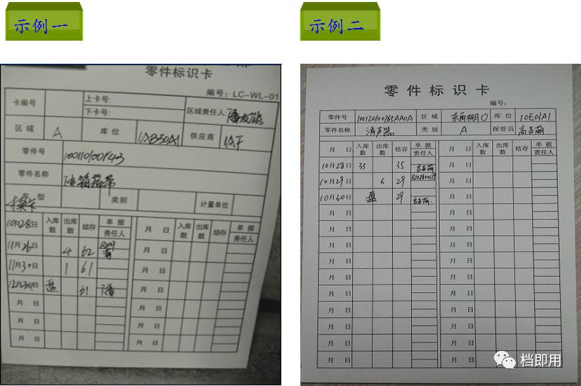 物料卡重要性及填寫規範