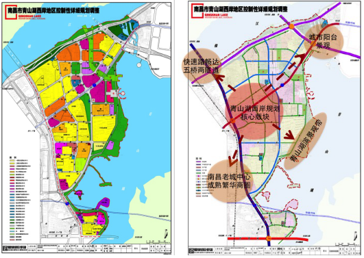 南昌青山湖西岸规划图图片