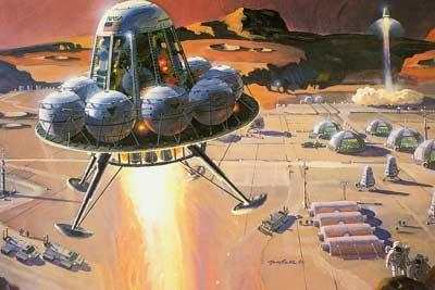 在火星建立太空基地, 为什么先在月球上建立中转站