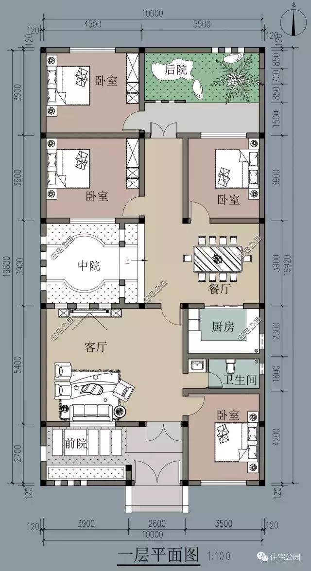 长20米宽10米房子图纸图片