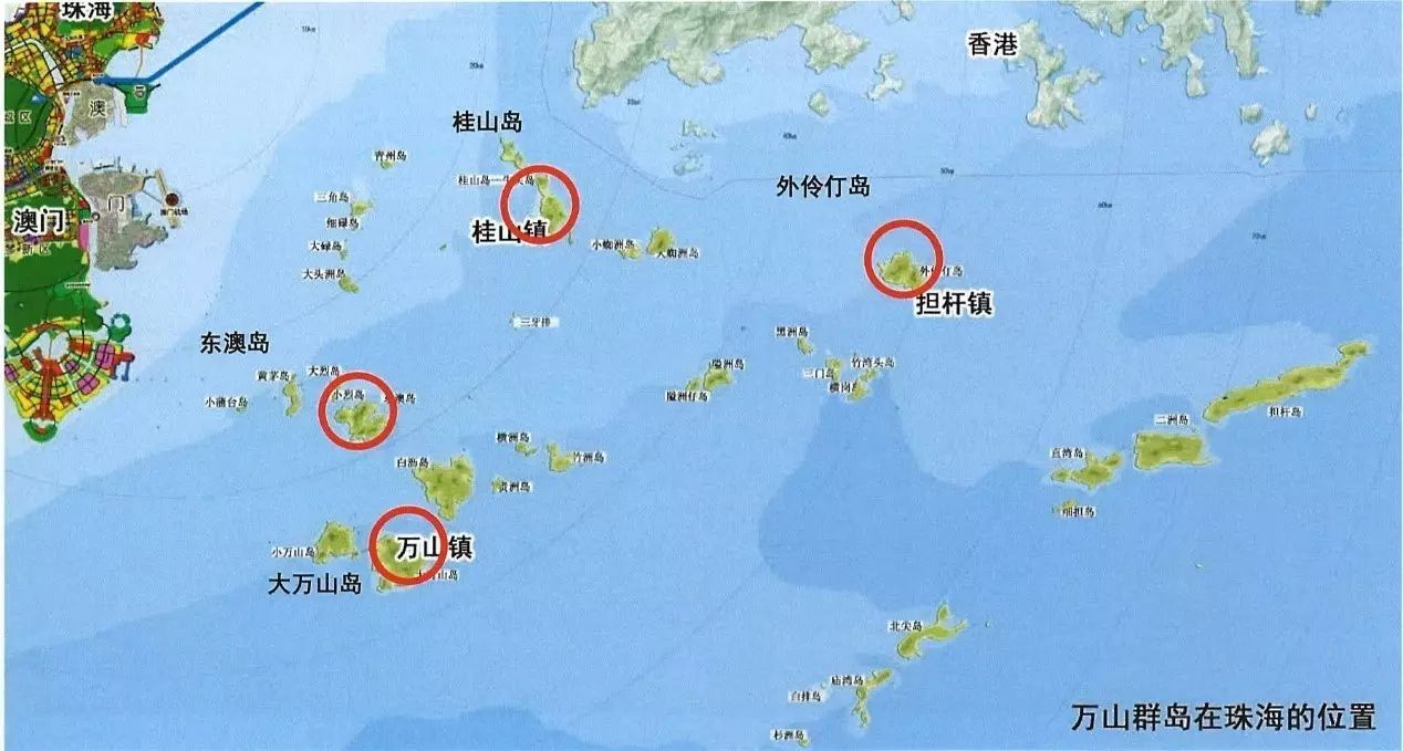 珠海万山岛地图图片