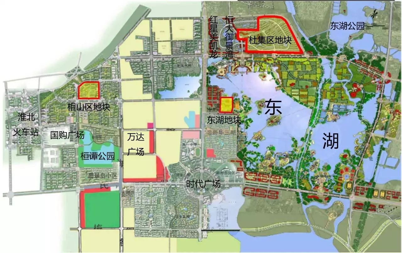 淮北凤凰开发区规划图图片