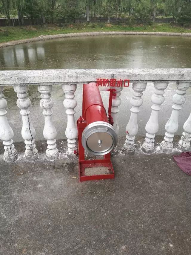 消防水池取水口实物图片