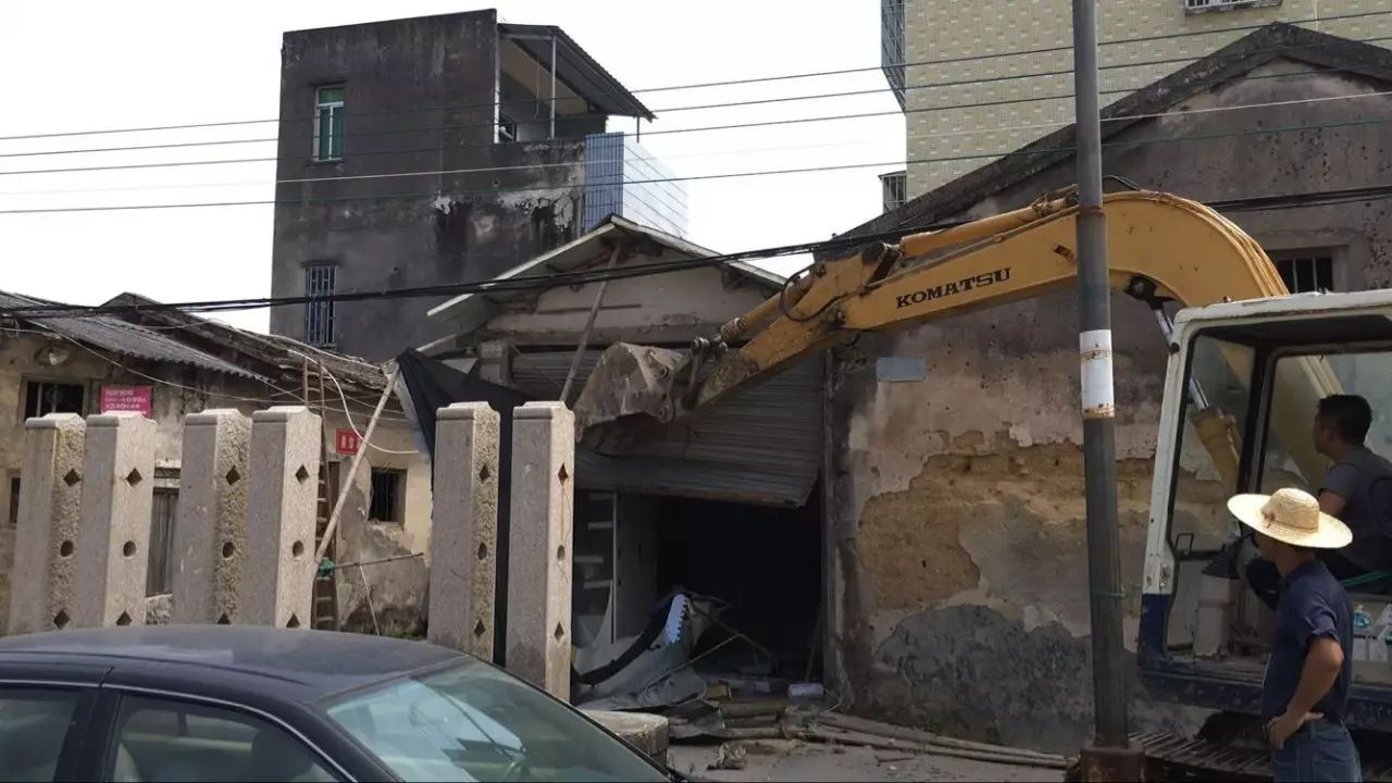 【还路于民】外砂镇林厝村 李庴村对违章搭建进行拆