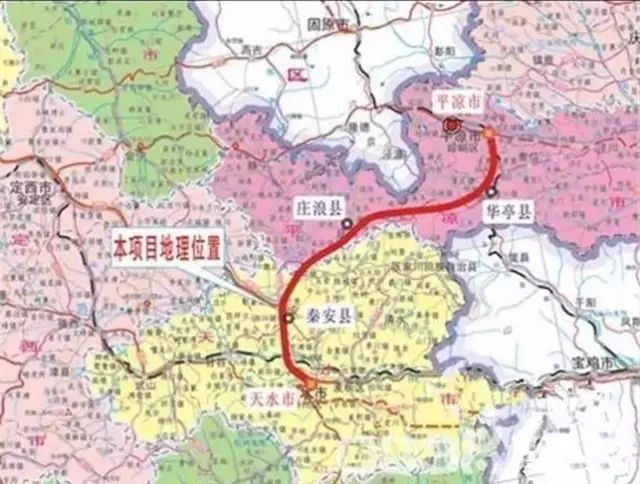 (天平高速路线图 天平高速公路建设项目主线全长64.