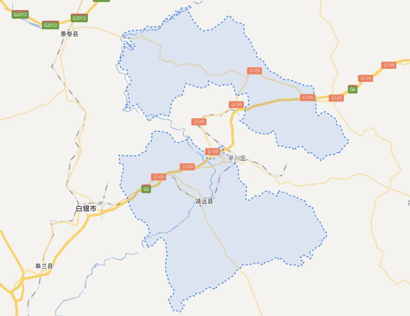 靖远县乡镇地图图片