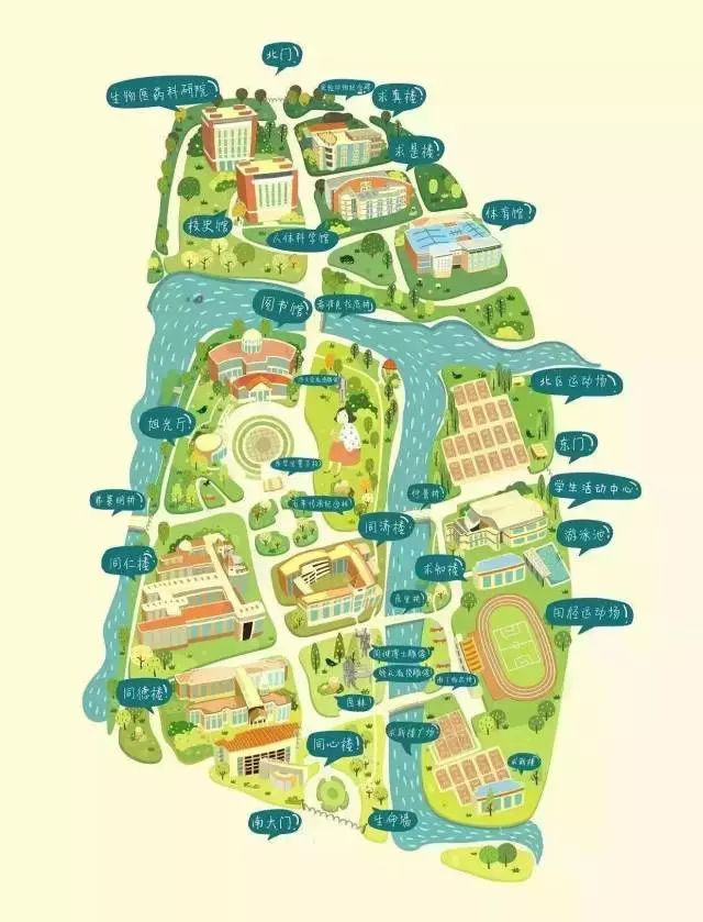 温州大学平面图图片