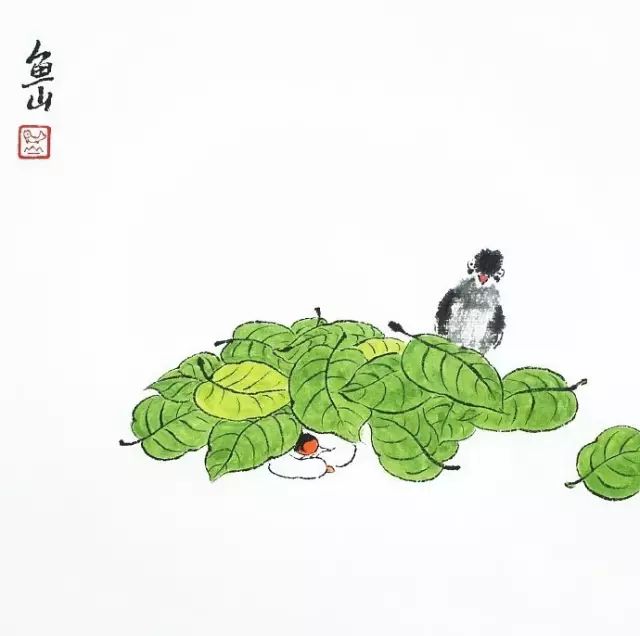 鱼山|与世无争画中游,好想住进他的画里