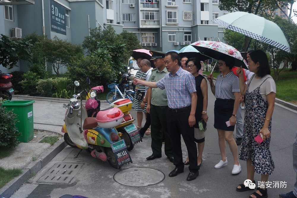 瑞安市委常委,组织部部长邵德鹏督察全国文明城市创建工作