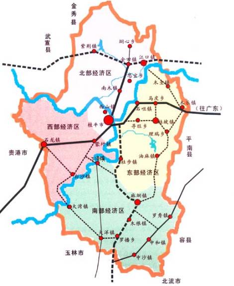 桂平到底哪个乡镇最大人口最多石龙竟然排在