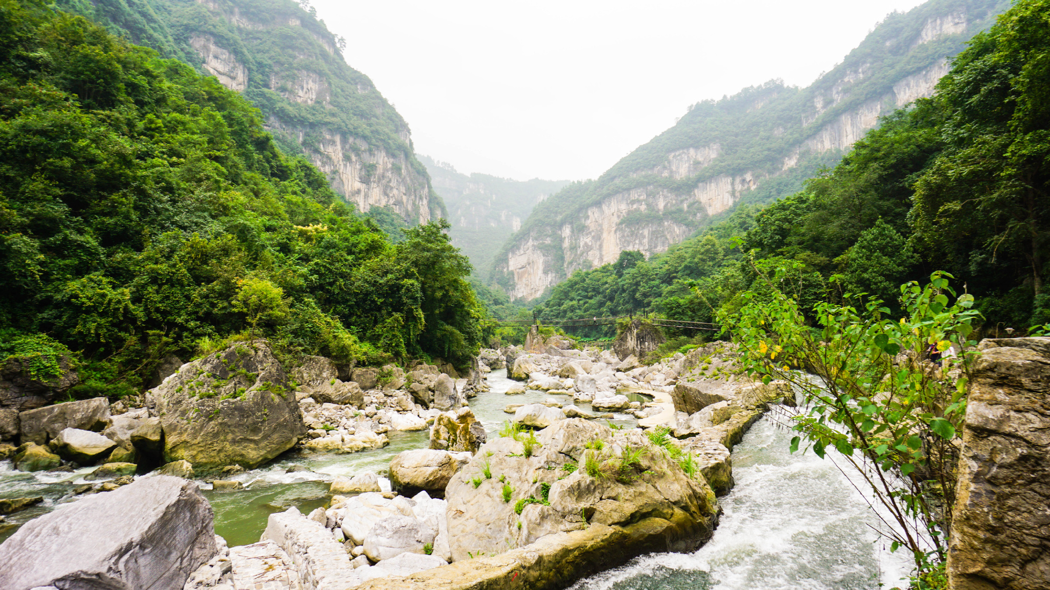 江南大峡谷秋游图片