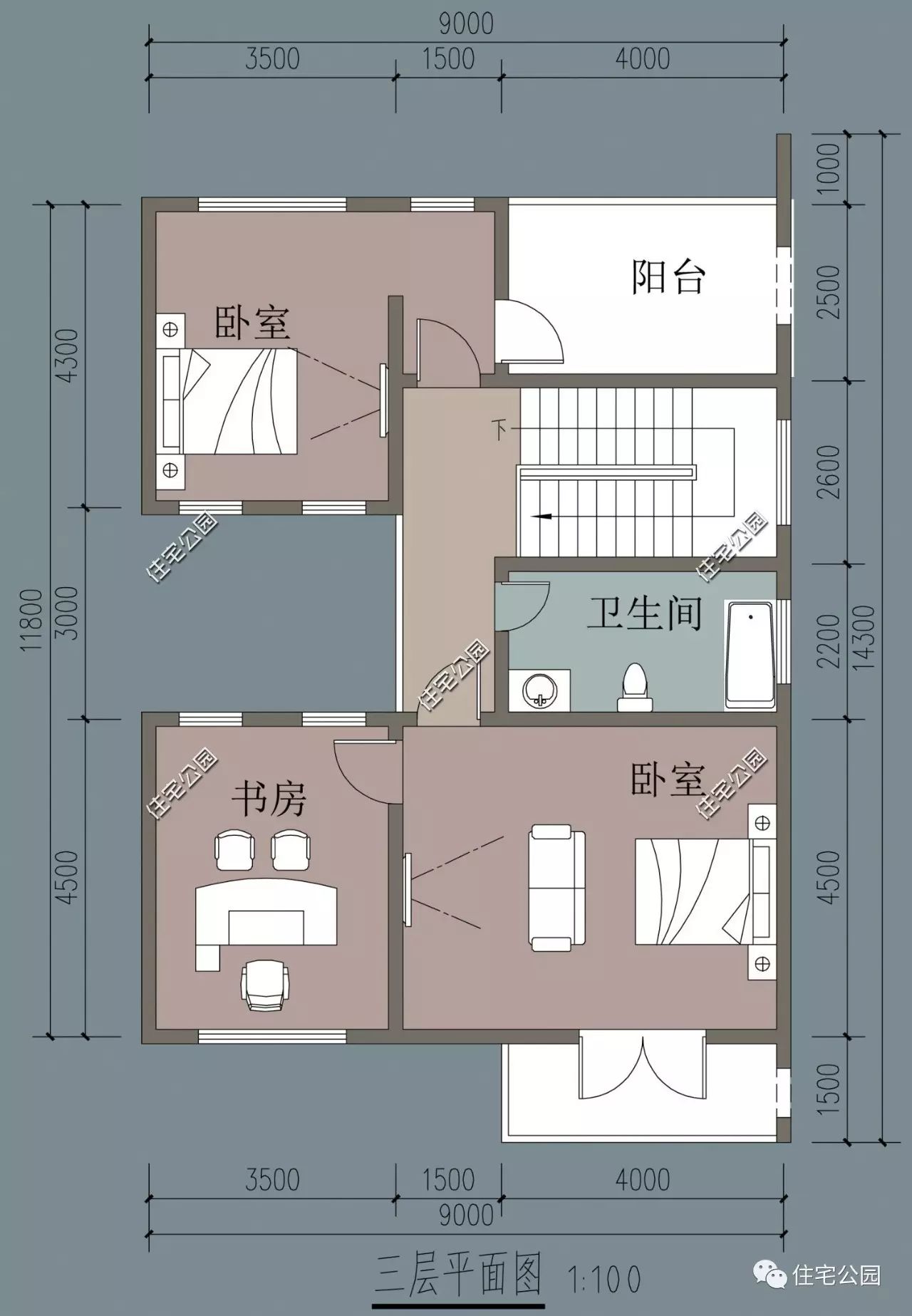 6x20狭长户型设计图片