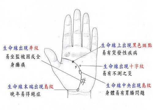 生命线短 寿命就短吗 我好害怕