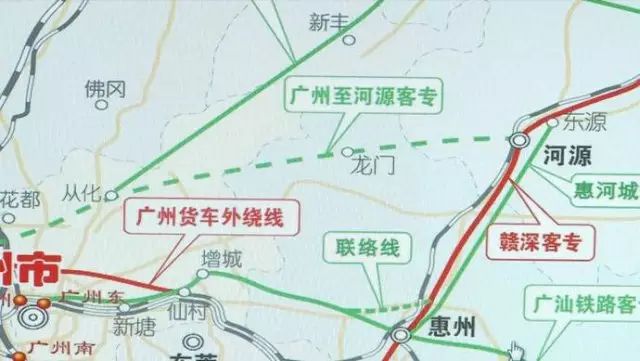 2020年河源高铁线路图图片