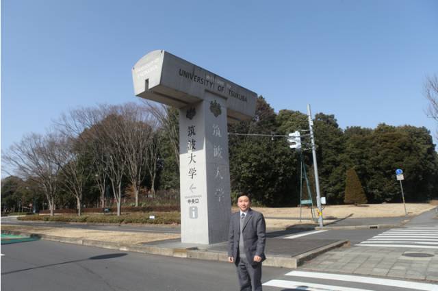 图书馆)考察交流杨福义(右三)一行访问日本名古屋大学杨福义与其指导