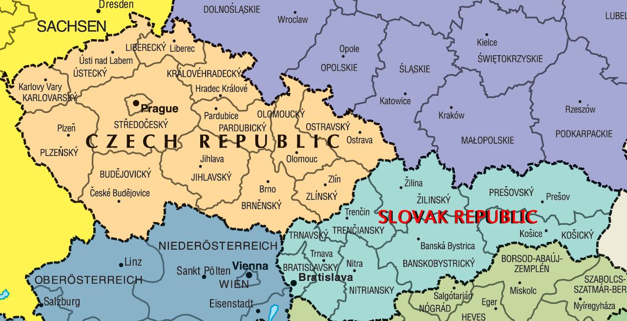 斯洛伐克的地理位置图片