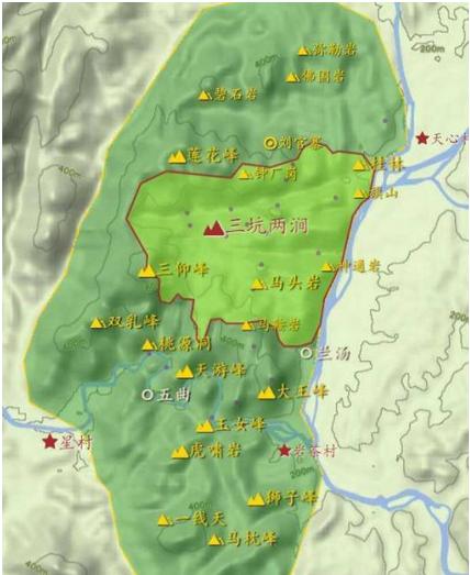 武夷岩茶山场分布图图片