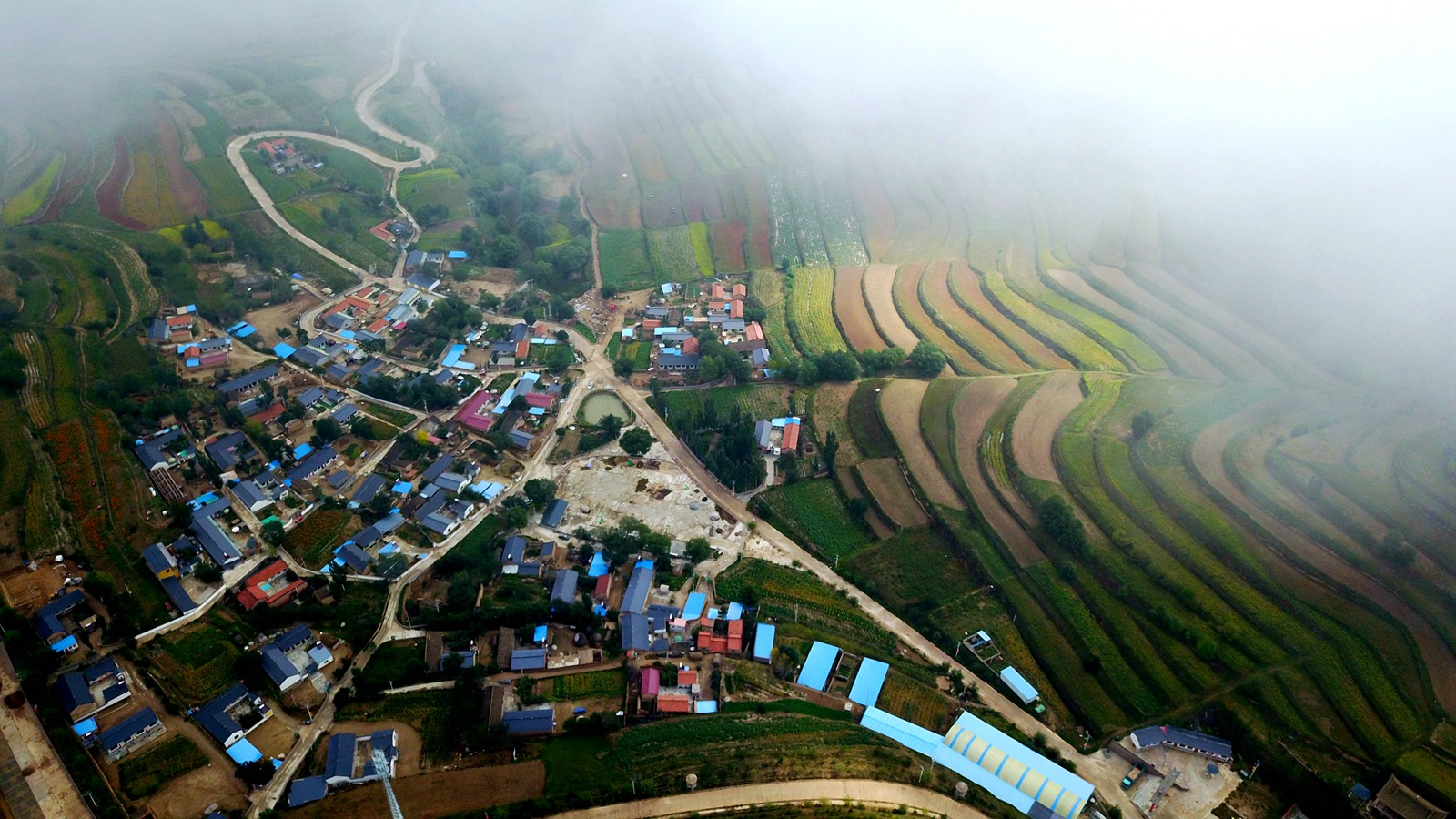 龙王坝,将台堡,六盘山国家森林公园,老龙潭,冶家村,在绿色环绕中云山