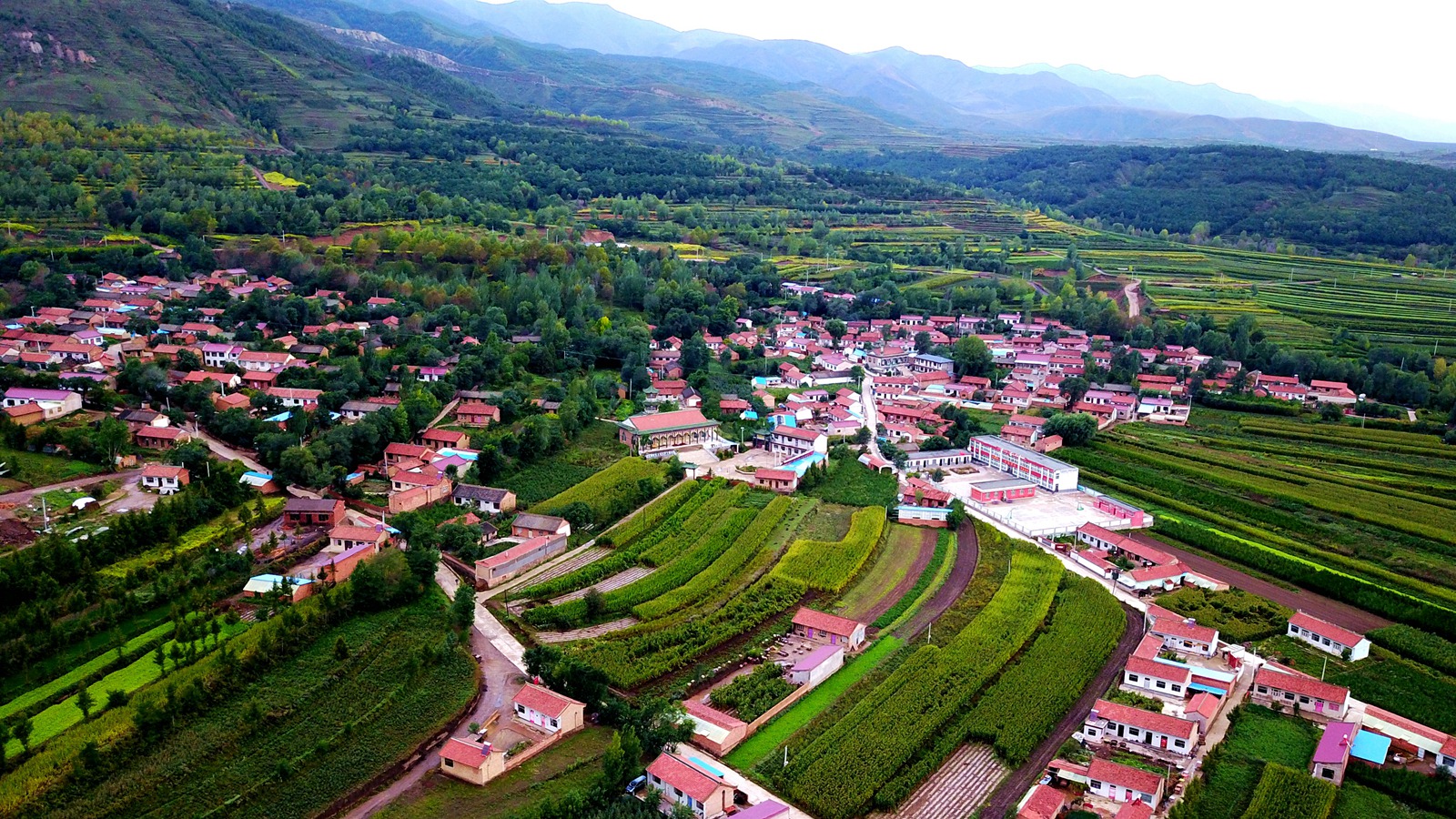 龙王坝,将台堡,六盘山国家森林公园,老龙潭,冶家村,在绿色环绕中云山